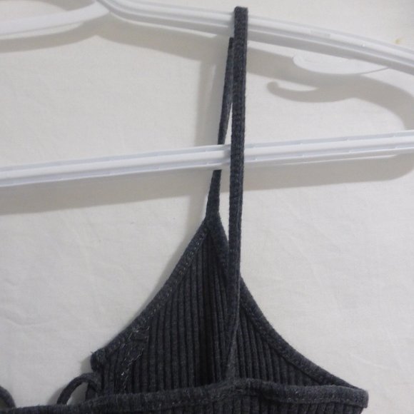 RUMI NEELY, sexy ribbed lacing looped vest cami, size medium, GUC - Picture 9 of 10